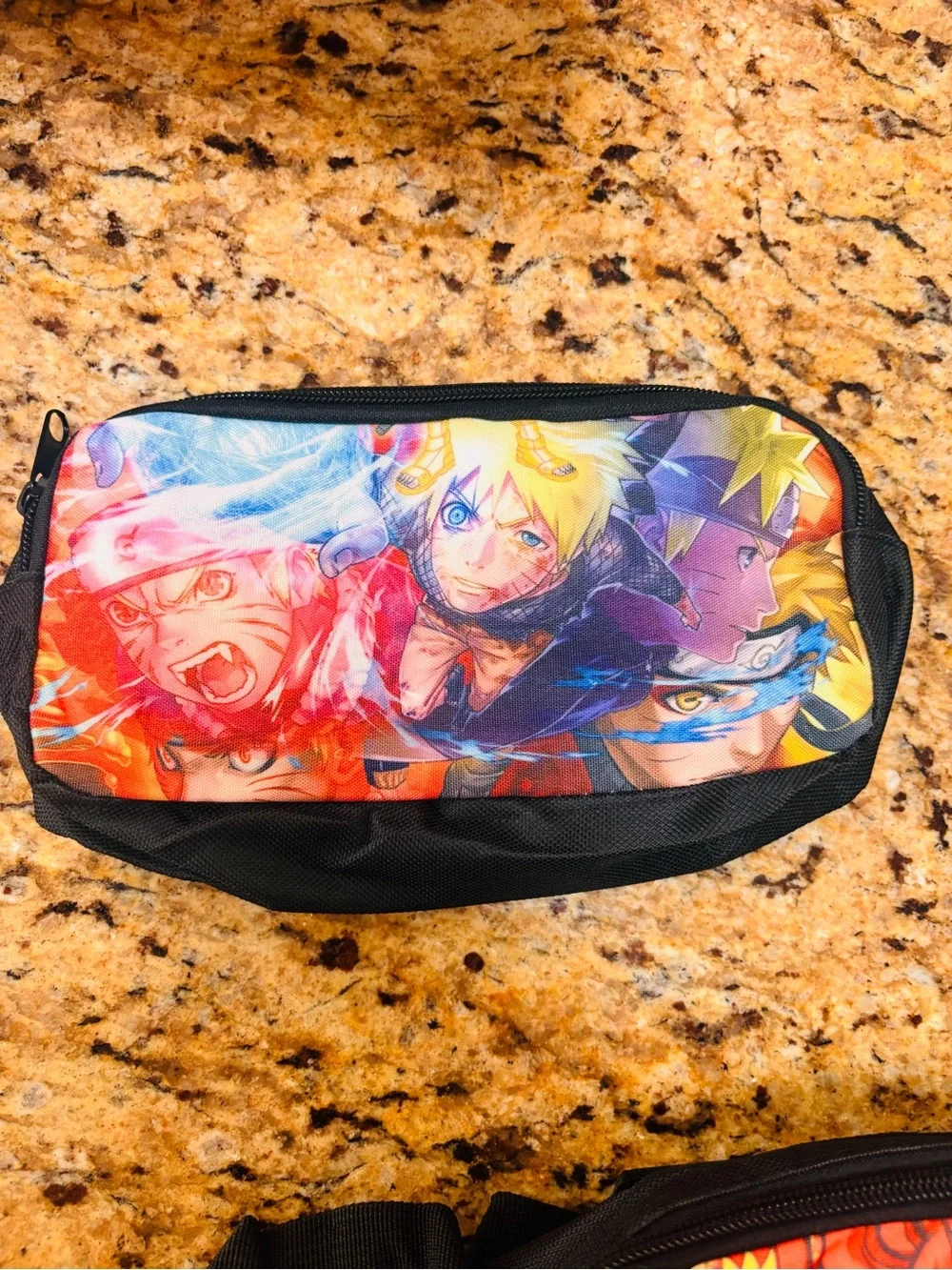 NEW Naruto Shippuden Anime 3PC Backpack, lunch box and pencil case Set